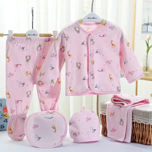 A Parent’s Guide to the 5-Piece Newborn Cotton Outfit Set for 0-3 Months: Essential for Your Baby's Attire