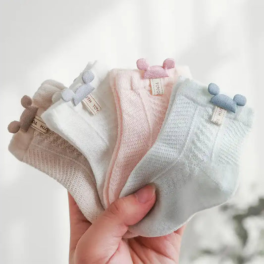 Ultra-Soft Breathable: Why Parents Love CutePopToy’s Newborn Cotton Socks (0-6 Months)