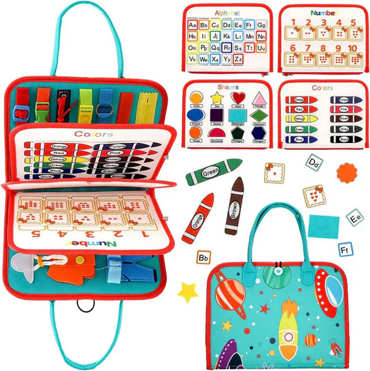 Parenting Win: How a Felt Busy Board Prepares Kids for School (Without Them Knowing)