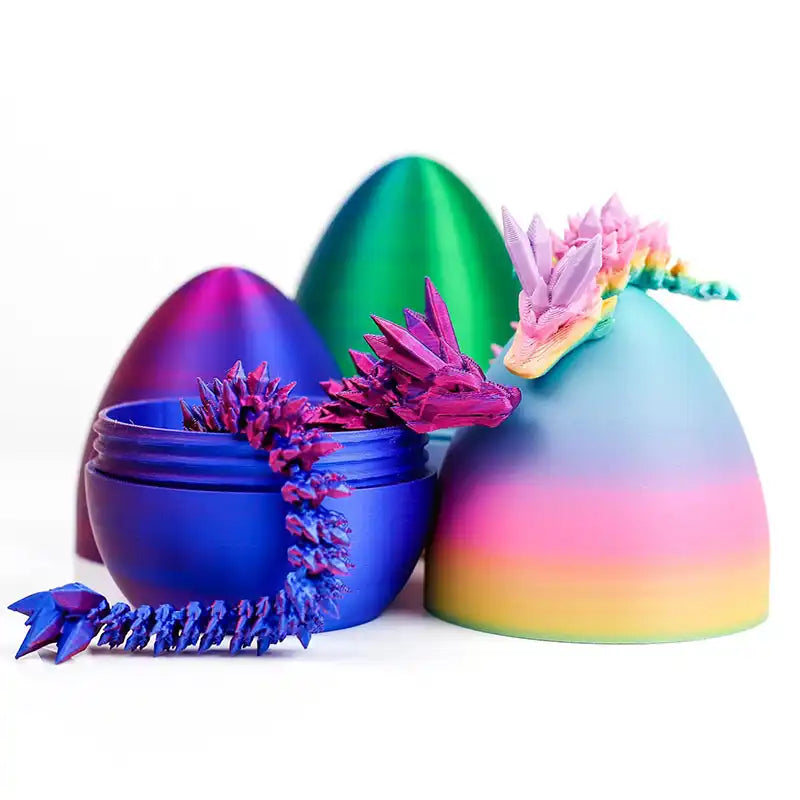 3D Printed Mystical Dragon Egg Crystals - CutePopToy