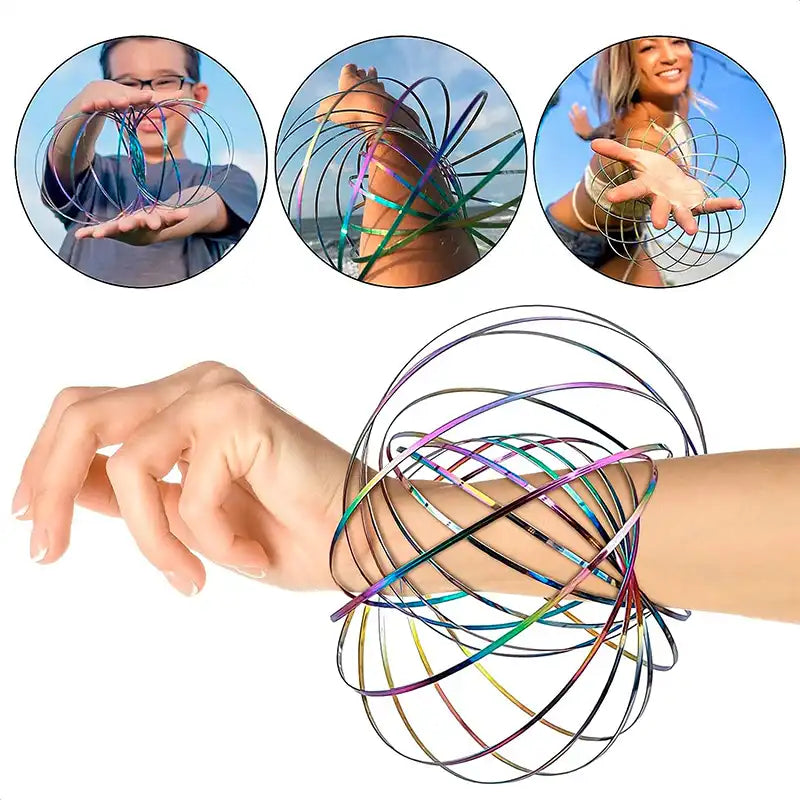 3D Spinning Spiral Bracelet for Kids and Adults(2pc) - CutePopToy