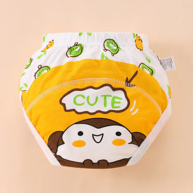 4 PC Unisex Baby Training Pants Cotton Underwear - CutePopToy