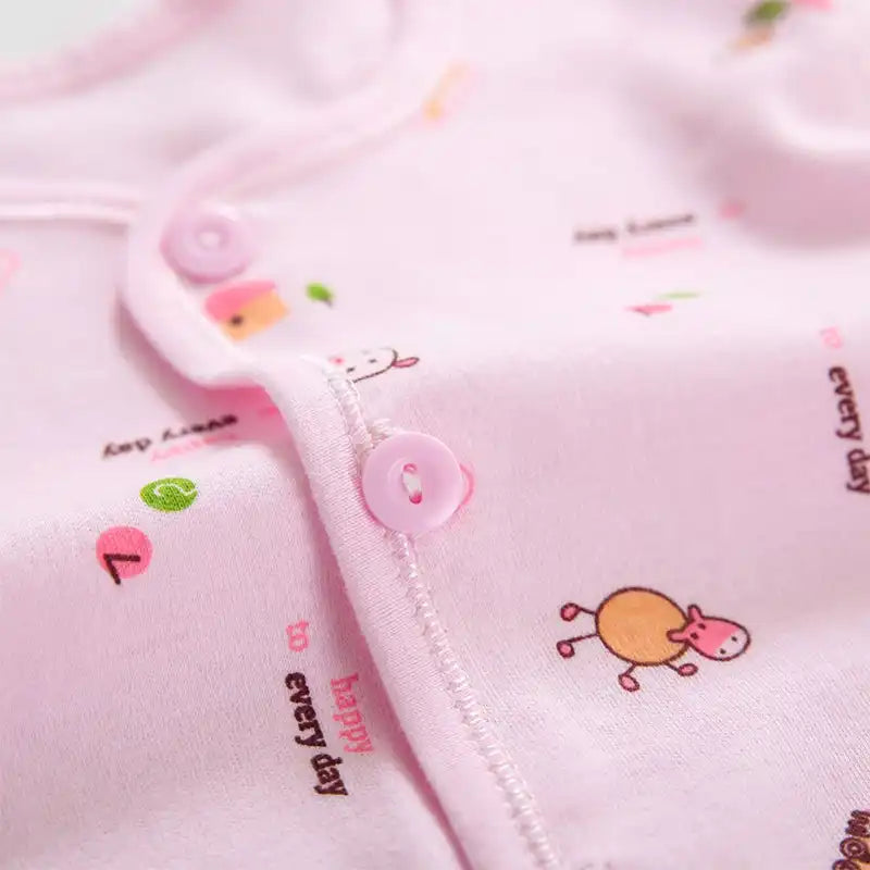 5-Piece Newborn Cotton Outfit Set for 0-3 Months