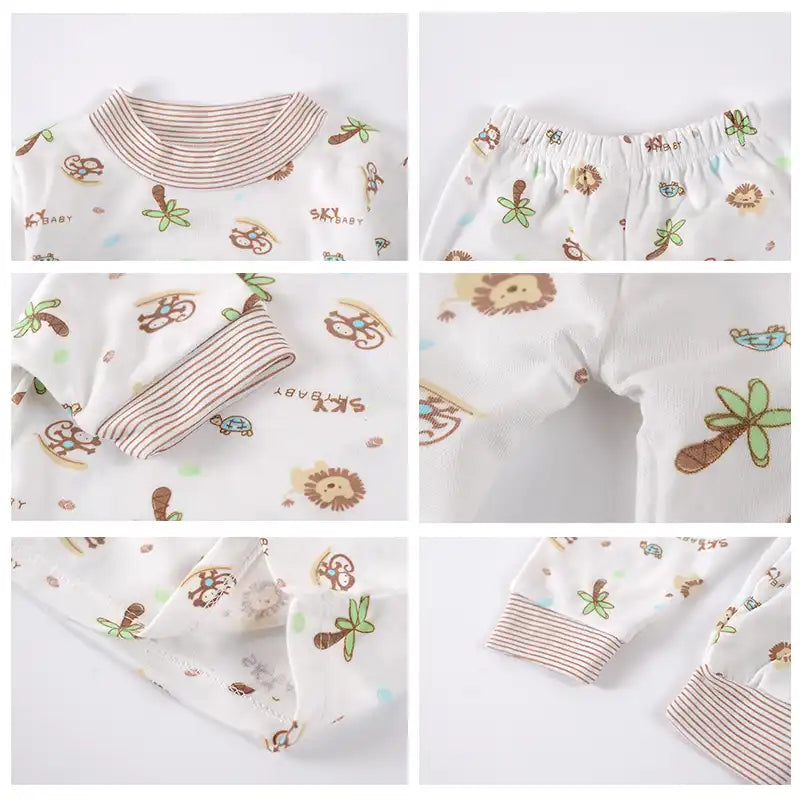 8 Piece Cute Bear Cotton Newborn Clothing Set (0-6 Months)