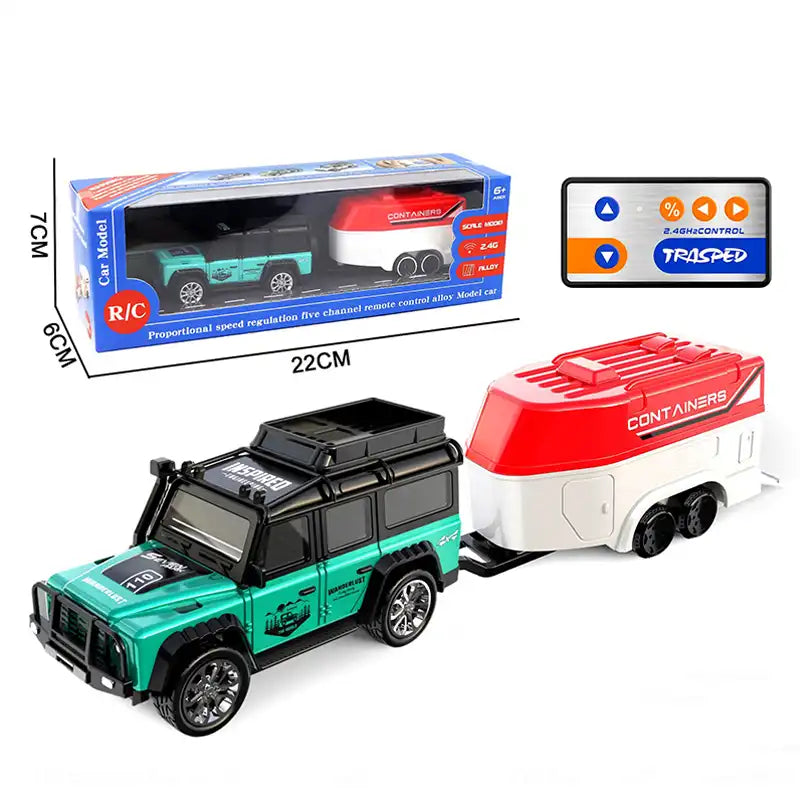 All-Terrain 4x4 Remote Control Adventure Truck - CutePopToy