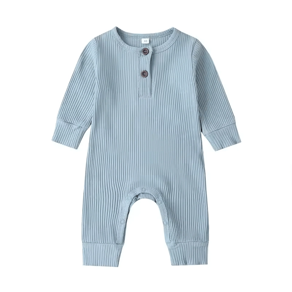Autumn Cotton Baby Romper - Long Sleeve Jumpsuit for Newborns - CutePopToy