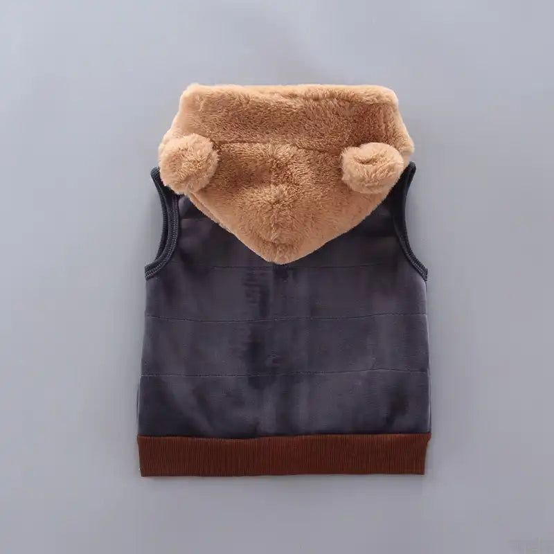 Baby Cold Weather Thickened Cute Bear Set 3 Pieces