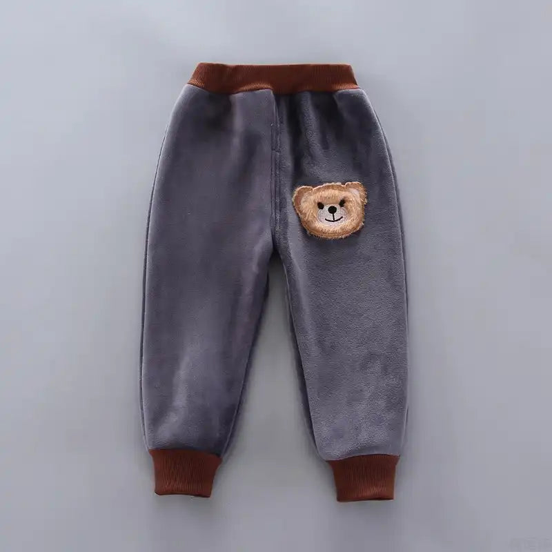 Baby Cold Weather Thickened Cute Bear Set 3 Pieces