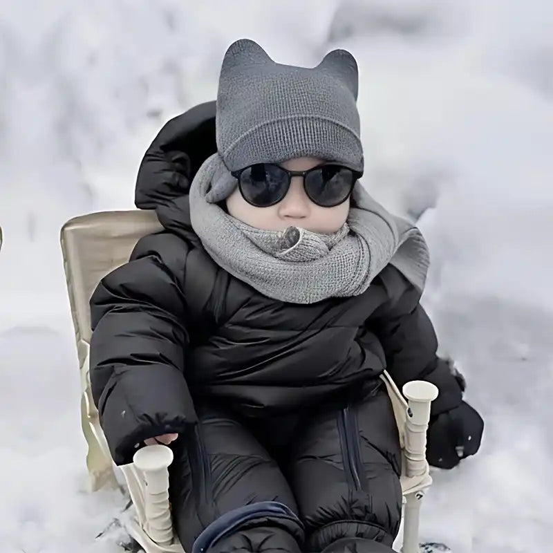Baby Down Jacket Sleeping Bag Onesie Winter Snow Suit