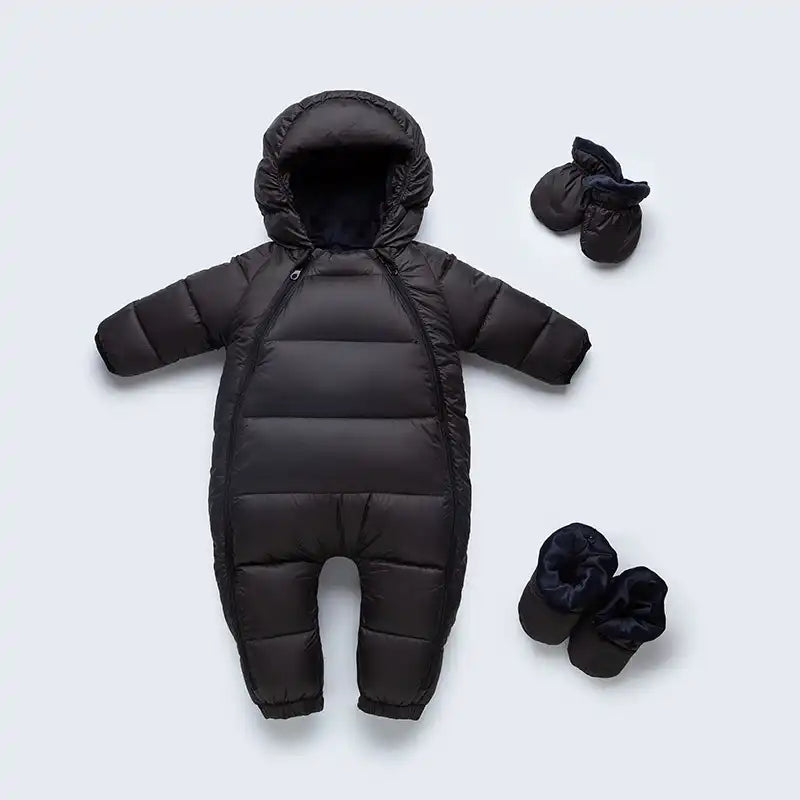 Baby Down Jacket Sleeping Bag Onesie Winter Snow Suit