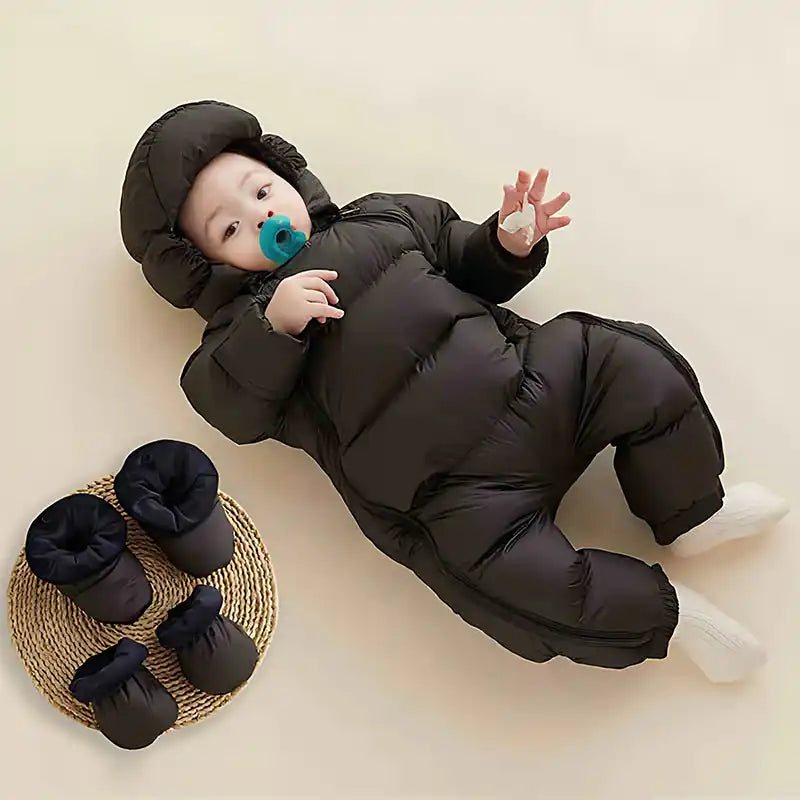 Baby Down Jacket Sleeping Bag Onesie Winter Snow Suit