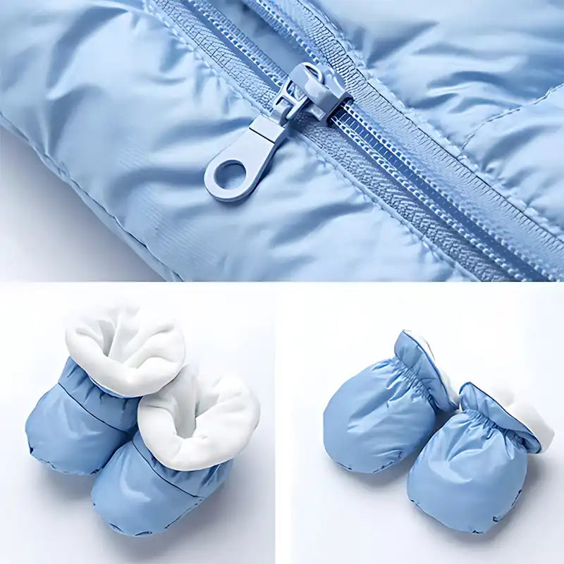 Baby Down Jacket Sleeping Bag Onesie Winter Snow Suit