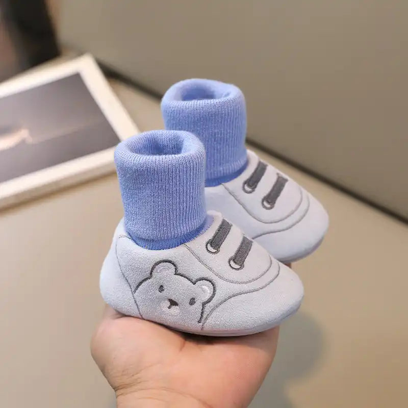 Baby Winter Shoes Cute Bear Warm Toddler Boots - CutePopToy