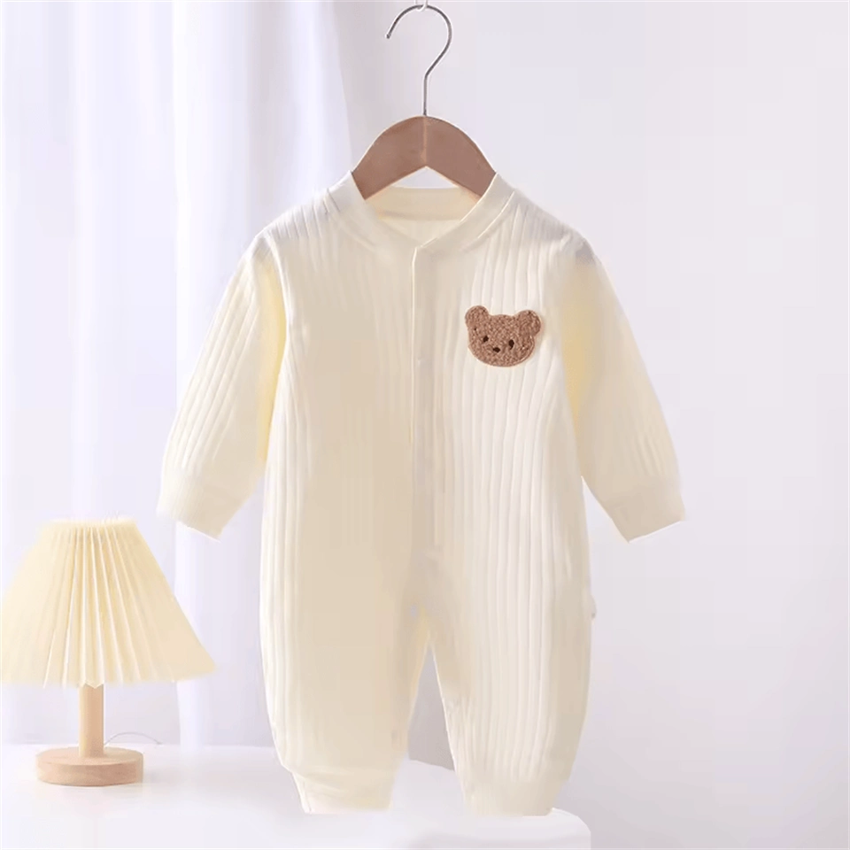 Bear Cotton Baby Jumpsuit for Autumn & Spring