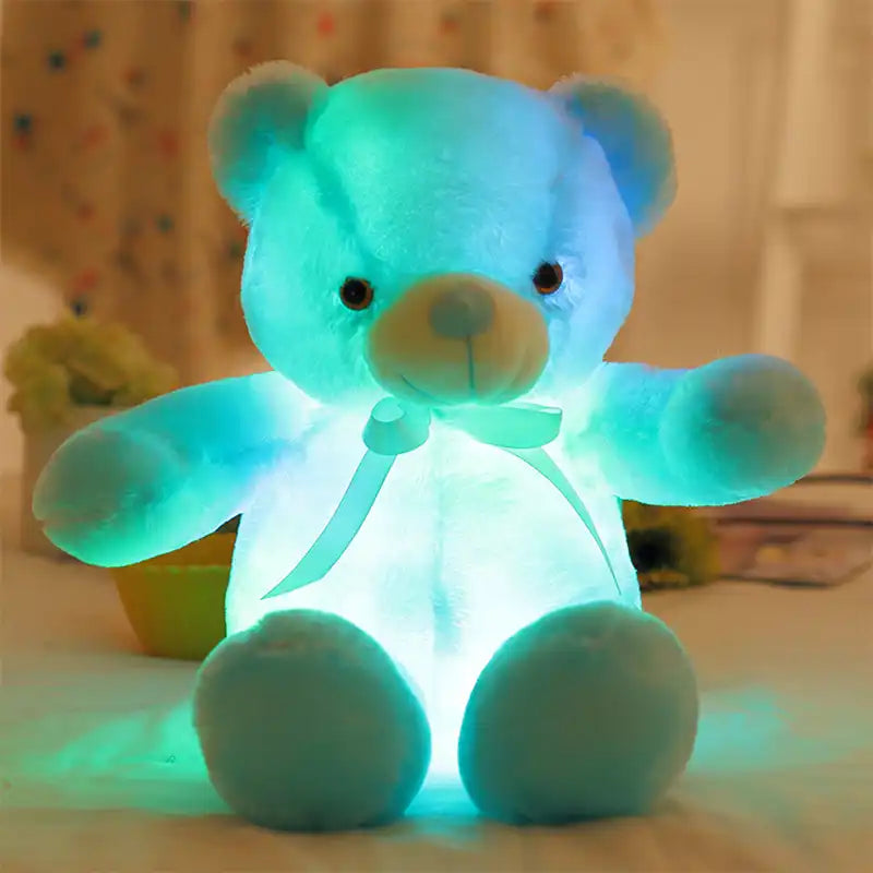 Colorful Glowing Plush Bear 3D Plush Toy (50cm) - CutePopToy