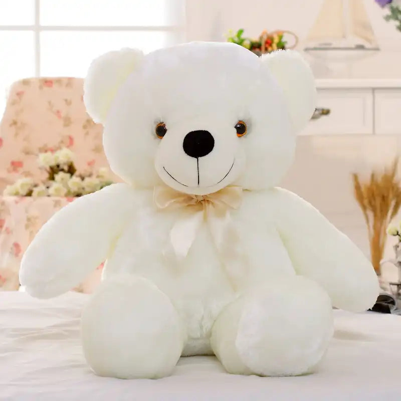 Colorful Glowing Plush Bear 3D Plush Toy (50cm) - CutePopToy