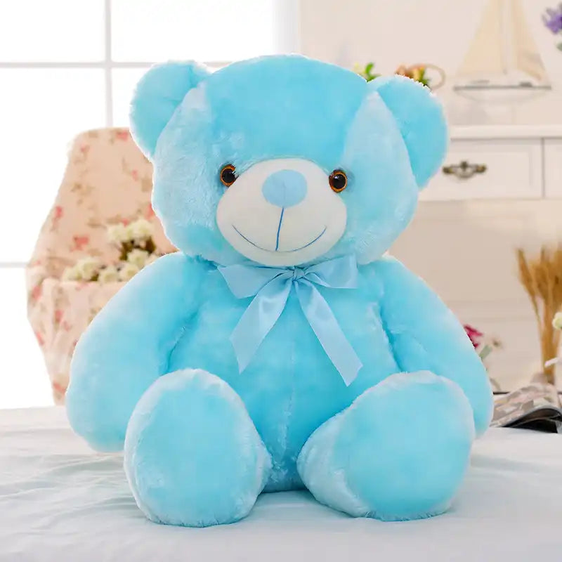Colorful Glowing Plush Bear 3D Plush Toy (50cm) - CutePopToy