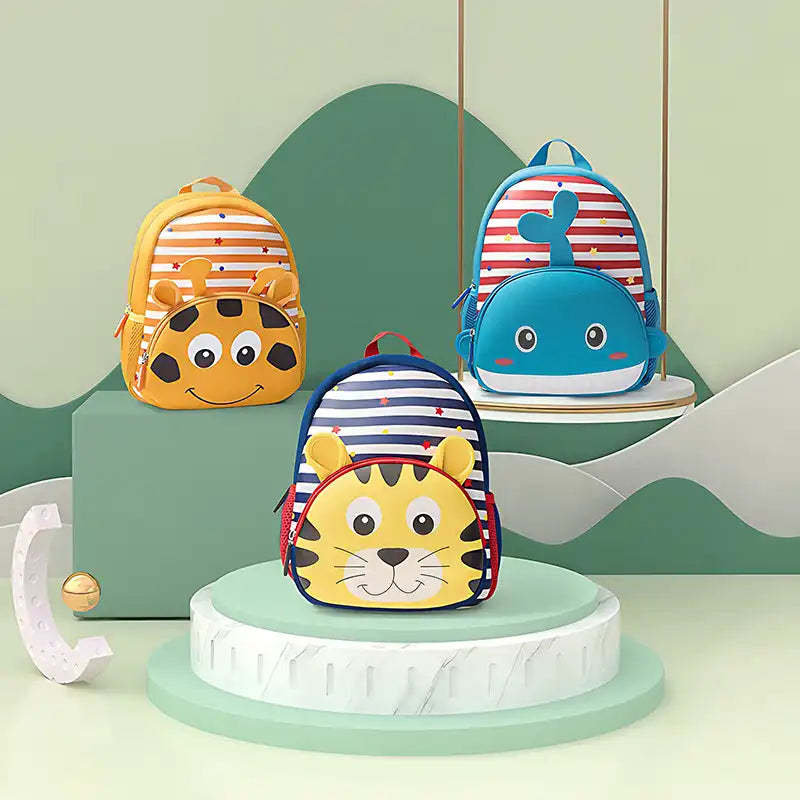 Colorful Preschool Animal Backpack