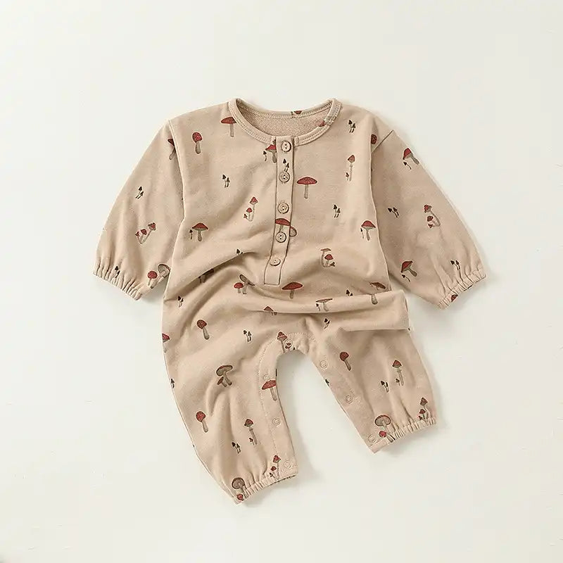 Cute Fruit Pattern Newborn Cotton Bodysuit