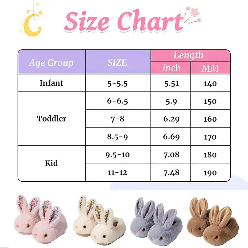 Cute Toddler Bunny Slippers for Comfort and Safety - CutePopToy