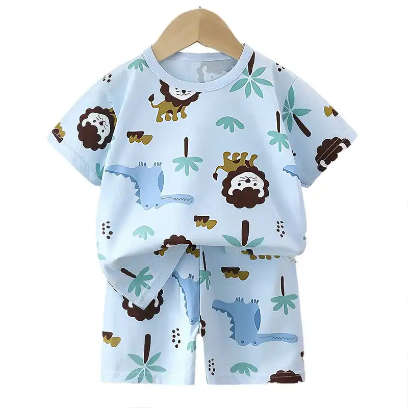 Fun Cotton Summer Ensemble for Boys and Girls
