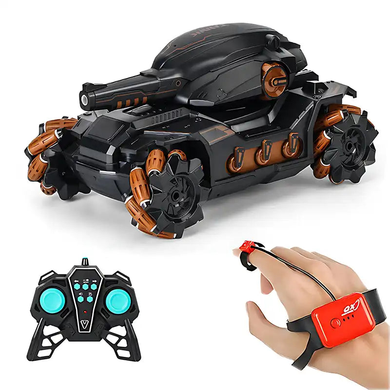 Gesture-Sensing Dual RC Tank Toy with Water Bombs