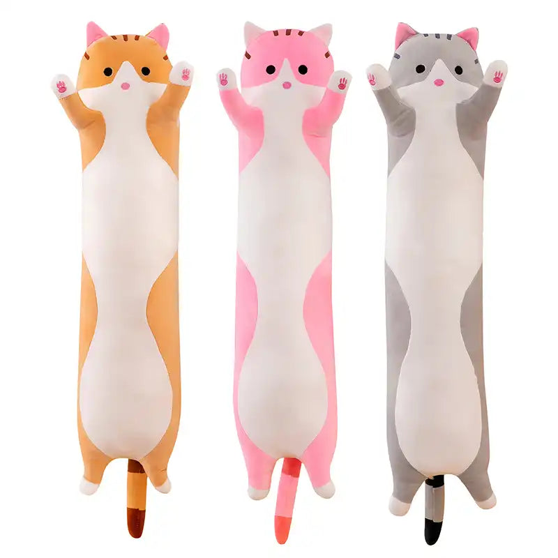 Kawaii Design Cat Plush Toy Sleeping Pillow - CutePopToy