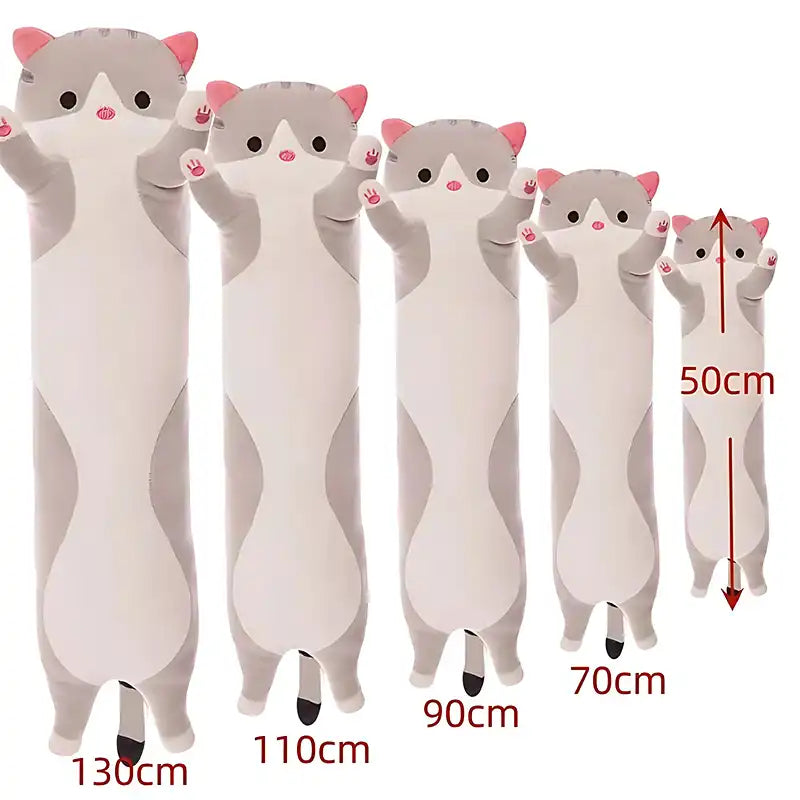 Kawaii Design Cat Plush Toy Sleeping Pillow - CutePopToy