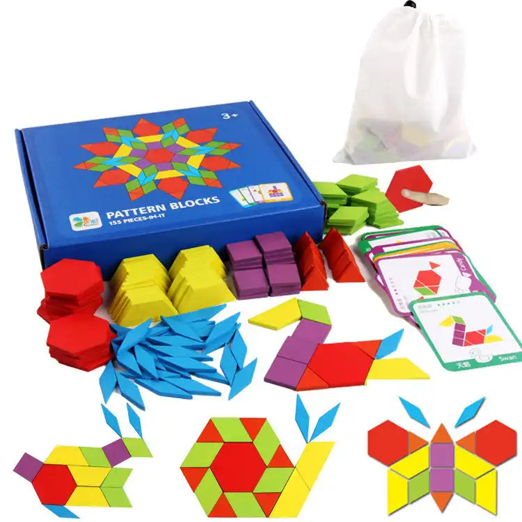 Montessori Kids 3D Shape Puzzle - CutePopToy