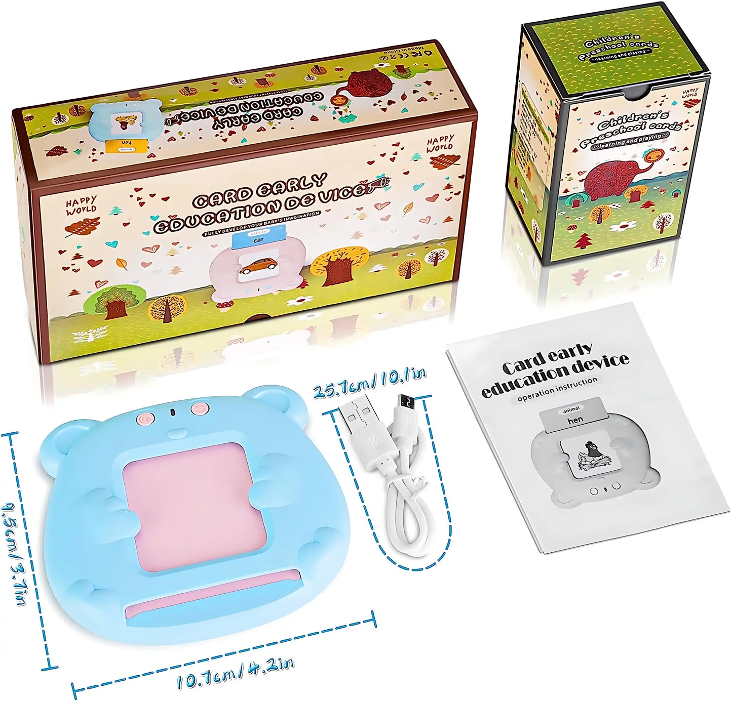 Montessori Learning Cards Toys with 255 Sight Words for Children - CutePopToy