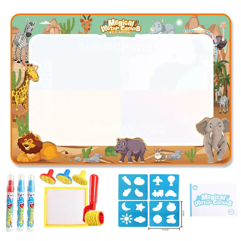 Montessori Magic Water Drawing Mat for Kids - CutePopToy