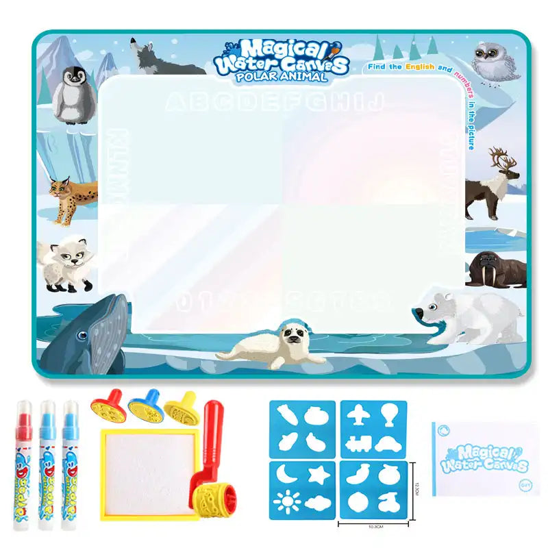 Montessori Magic Water Drawing Mat for Kids - CutePopToy