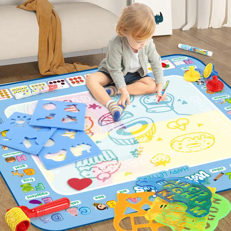 Montessori Magic Water Drawing Mat for Kids - CutePopToy