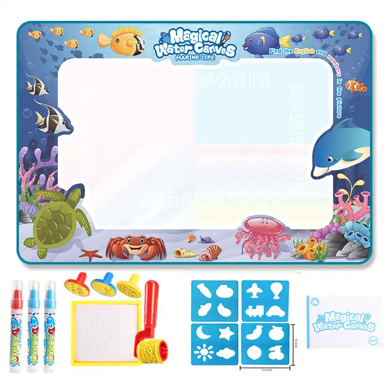 Montessori Magic Water Drawing Mat for Kids - CutePopToy