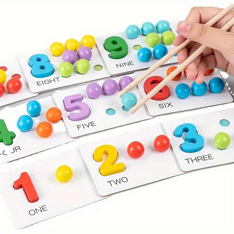 Montessori Math Fun: Color Matching & Counting Game for Kids - CutePopToy