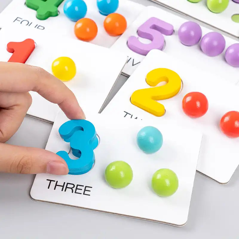 Montessori Math Fun: Color Matching & Counting Game for Kids - CutePopToy