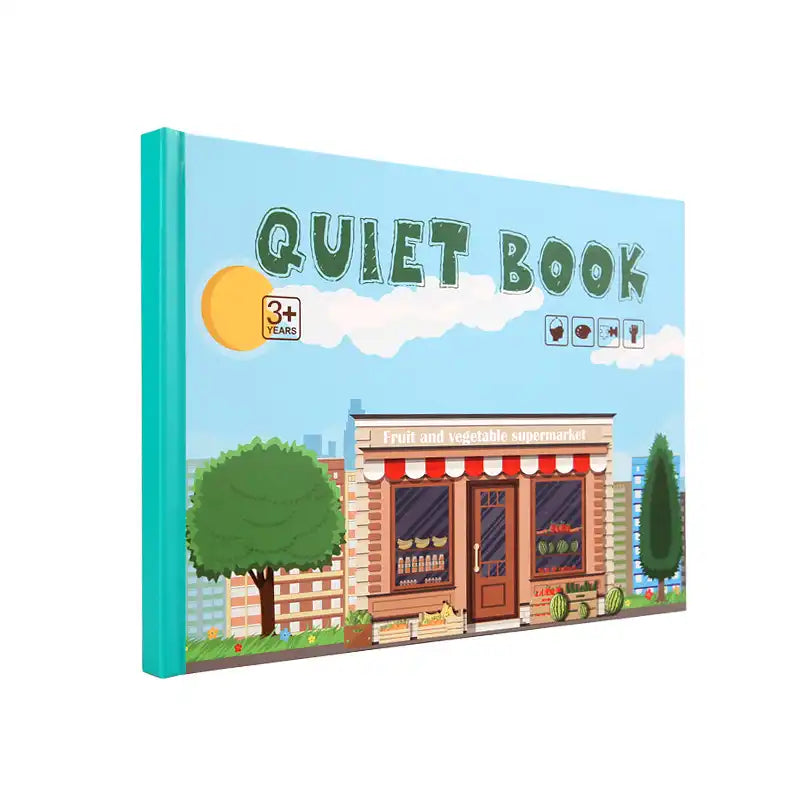 Montessori Sensory Quiet Book - CutePopToy