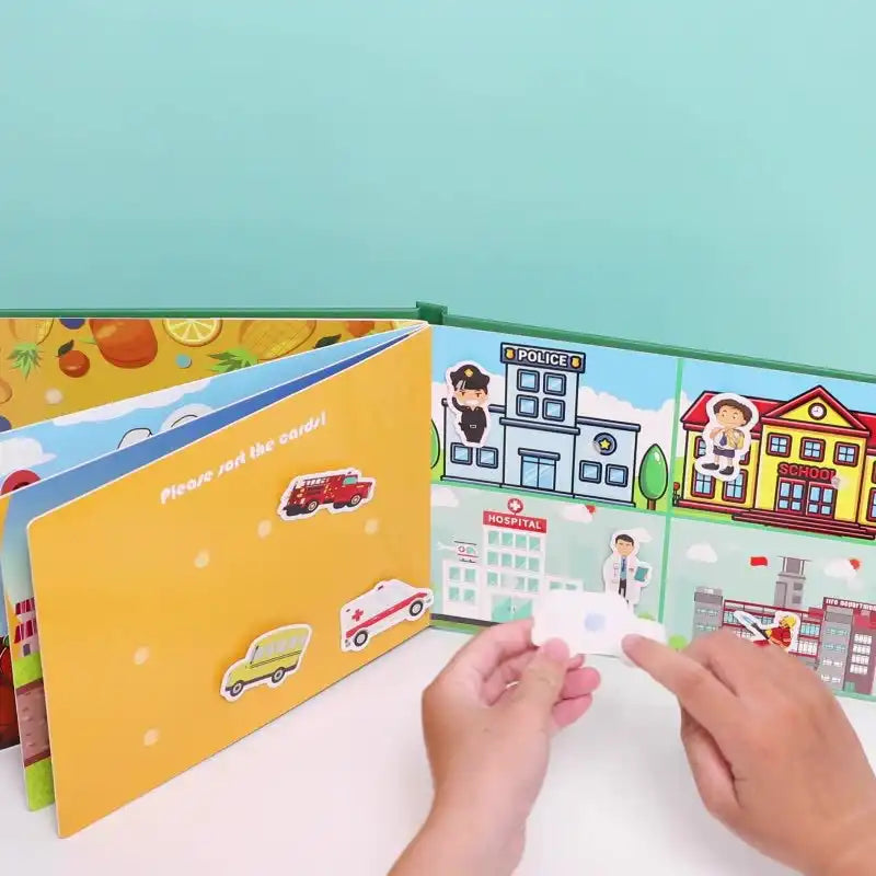 Montessori Sensory Quiet Book - CutePopToy