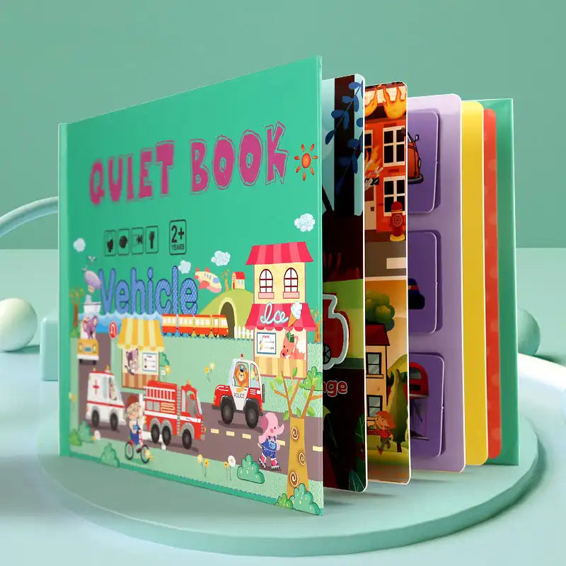 Montessori Sensory Quiet Book - CutePopToy