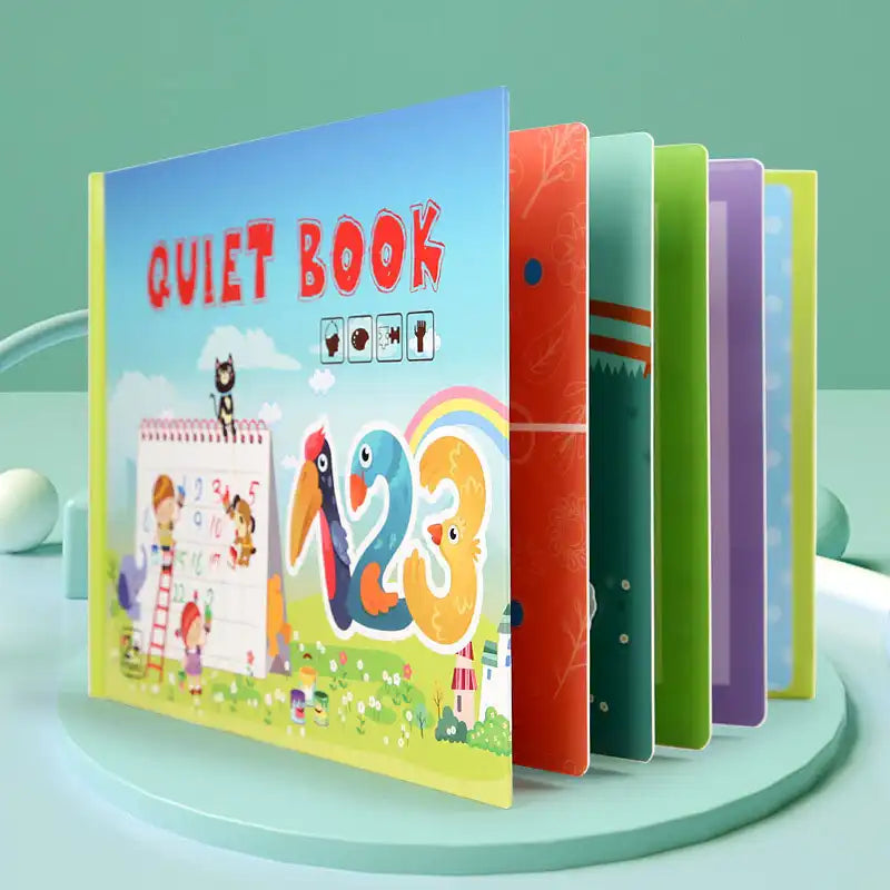Montessori Sensory Quiet Book - CutePopToy
