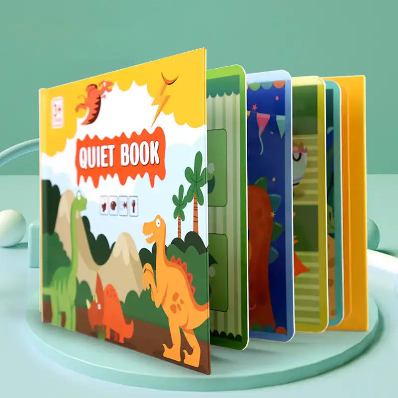 Montessori Sensory Quiet Book - CutePopToy
