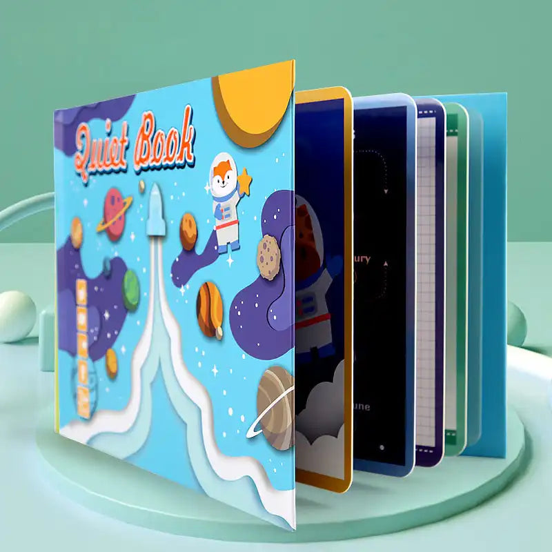 Montessori Sensory Quiet Book - CutePopToy