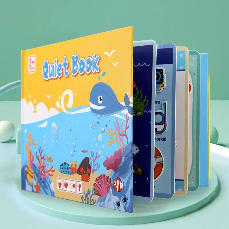 Montessori Sensory Quiet Book - CutePopToy