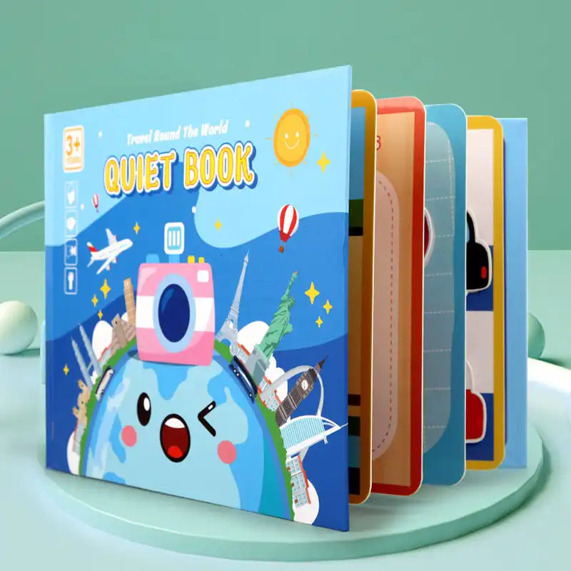 Montessori Sensory Quiet Book - CutePopToy