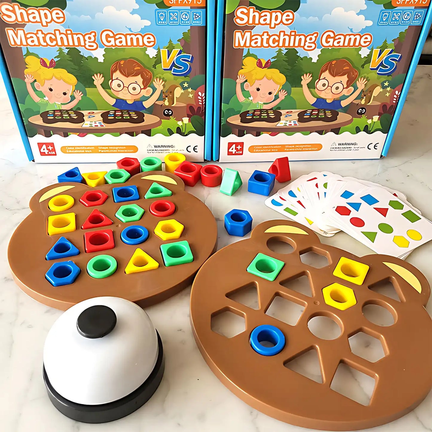Montessori Shape Matching Toy - CutePopToy
