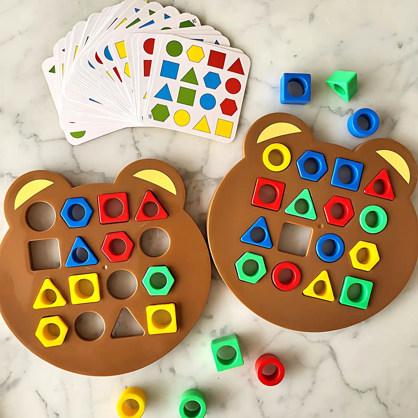 Montessori Shape Matching Toy - CutePopToy