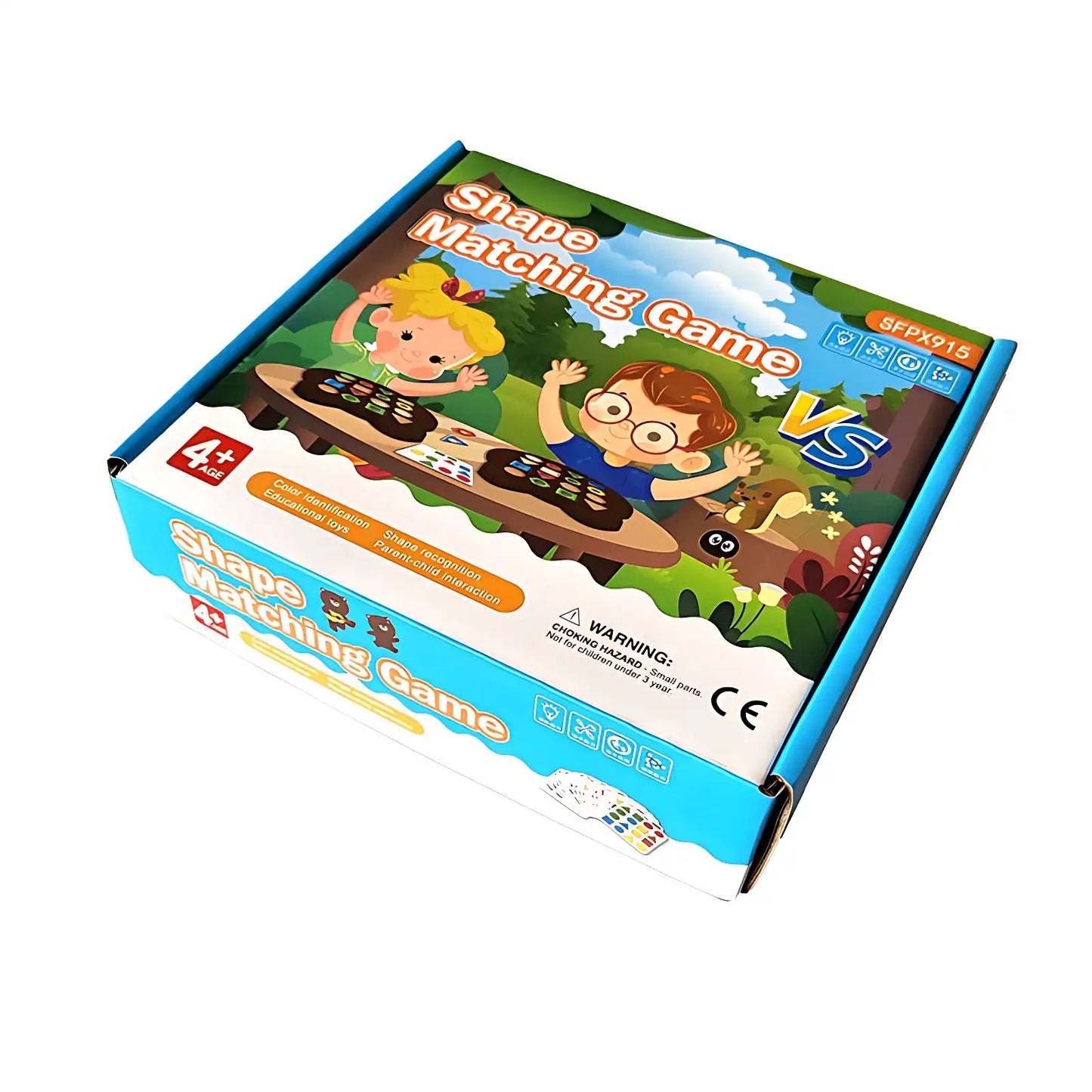 Montessori Shape Matching Toy - CutePopToy