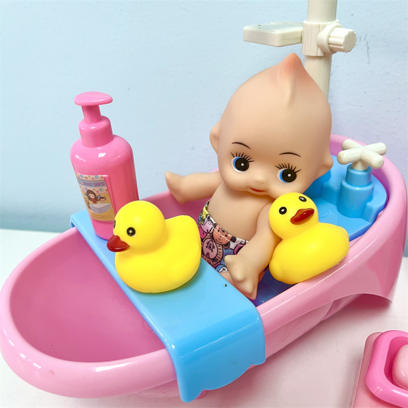 Pink Cute Baby Bathtub Toy Set - CutePopToy