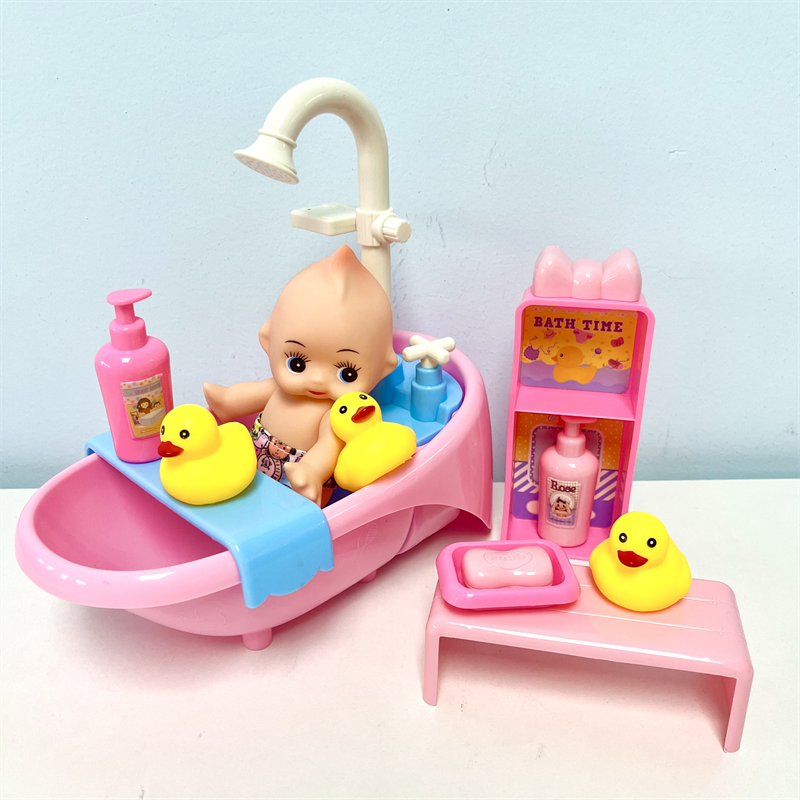 Pink Cute Baby Bathtub Toy Set - CutePopToy