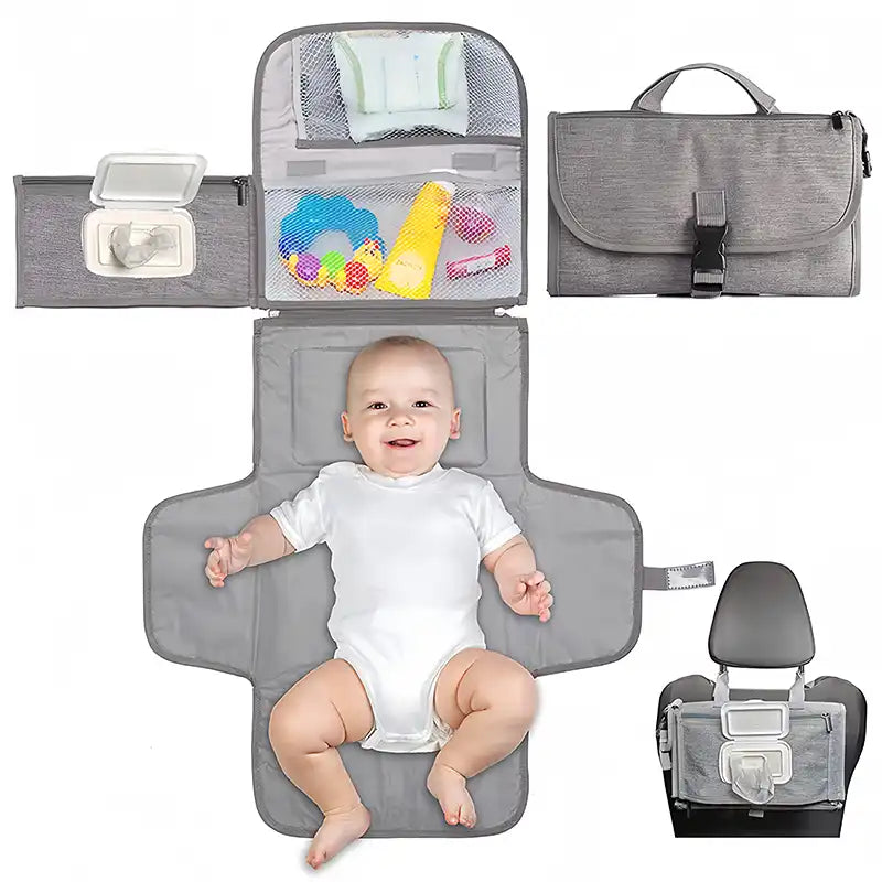 Portable Waterproof Diaper Changing Mat for Babies